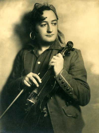 Alfred Gill holding a violin, c.1933 by Unknown